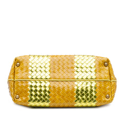 Leather Intrecciato Tote