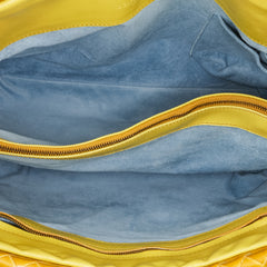 Leather Intrecciato Tote