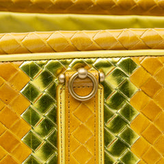 Leather Intrecciato Tote