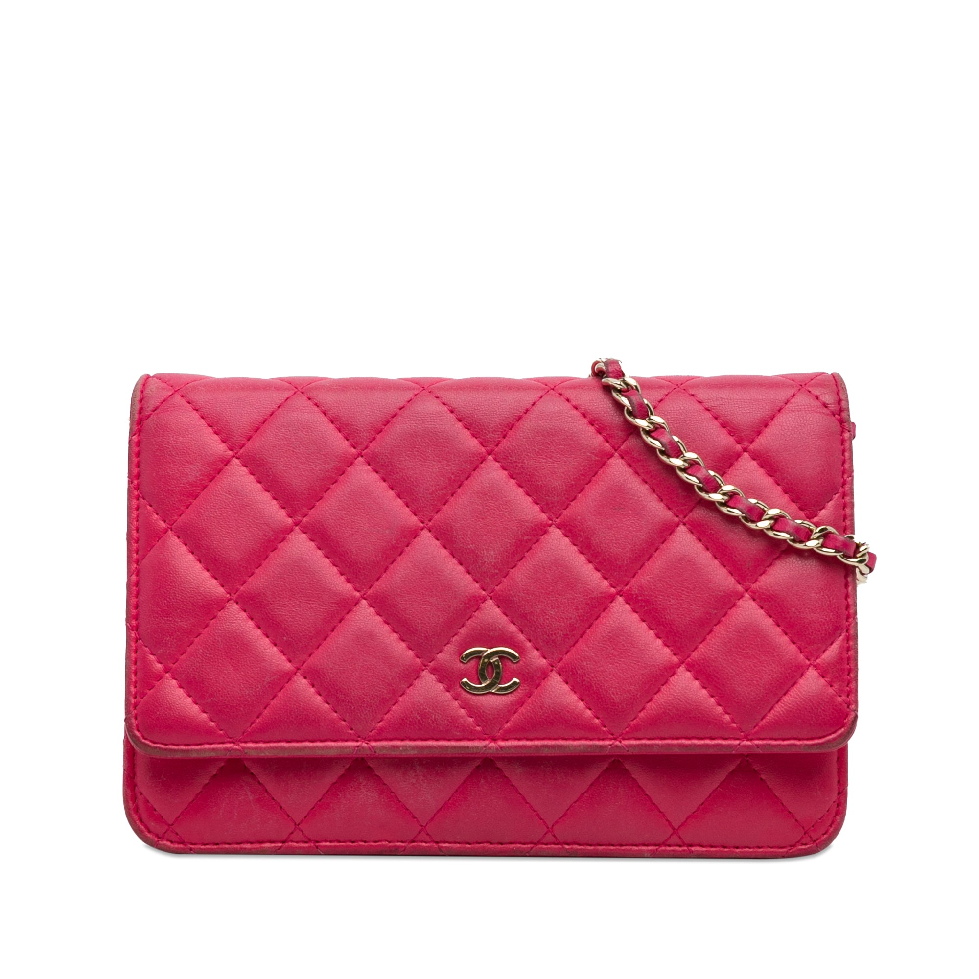 Classic Lambskin Wallet on Chain