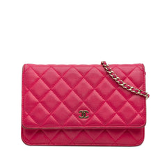 Classic Lambskin Wallet on Chain