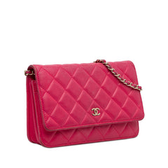 Classic Lambskin Wallet on Chain