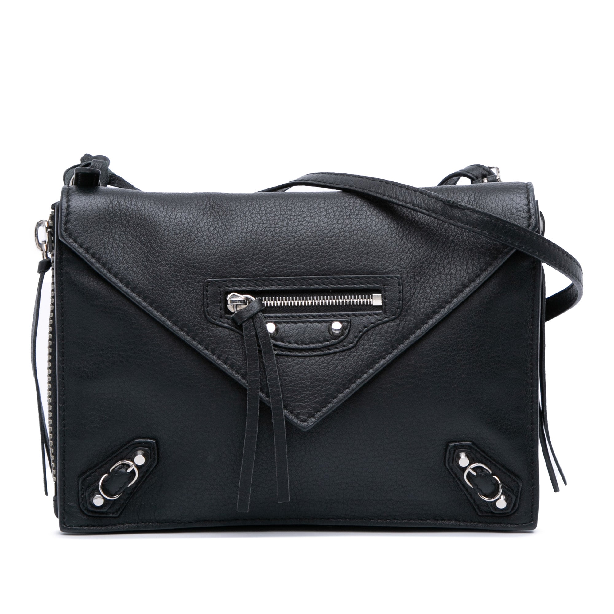XS Leather Papier Triple Zip Around Crossbody