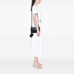 XS Leather Papier Triple Zip Around Crossbody