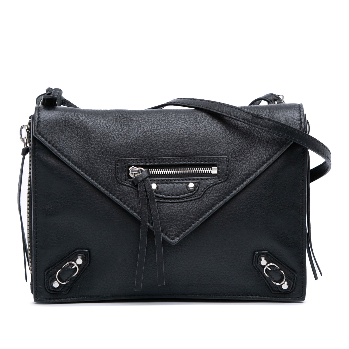 XS Leather Papier Triple Zip Around Crossbody