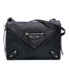 XS Leather Papier Triple Zip Around Crossbody