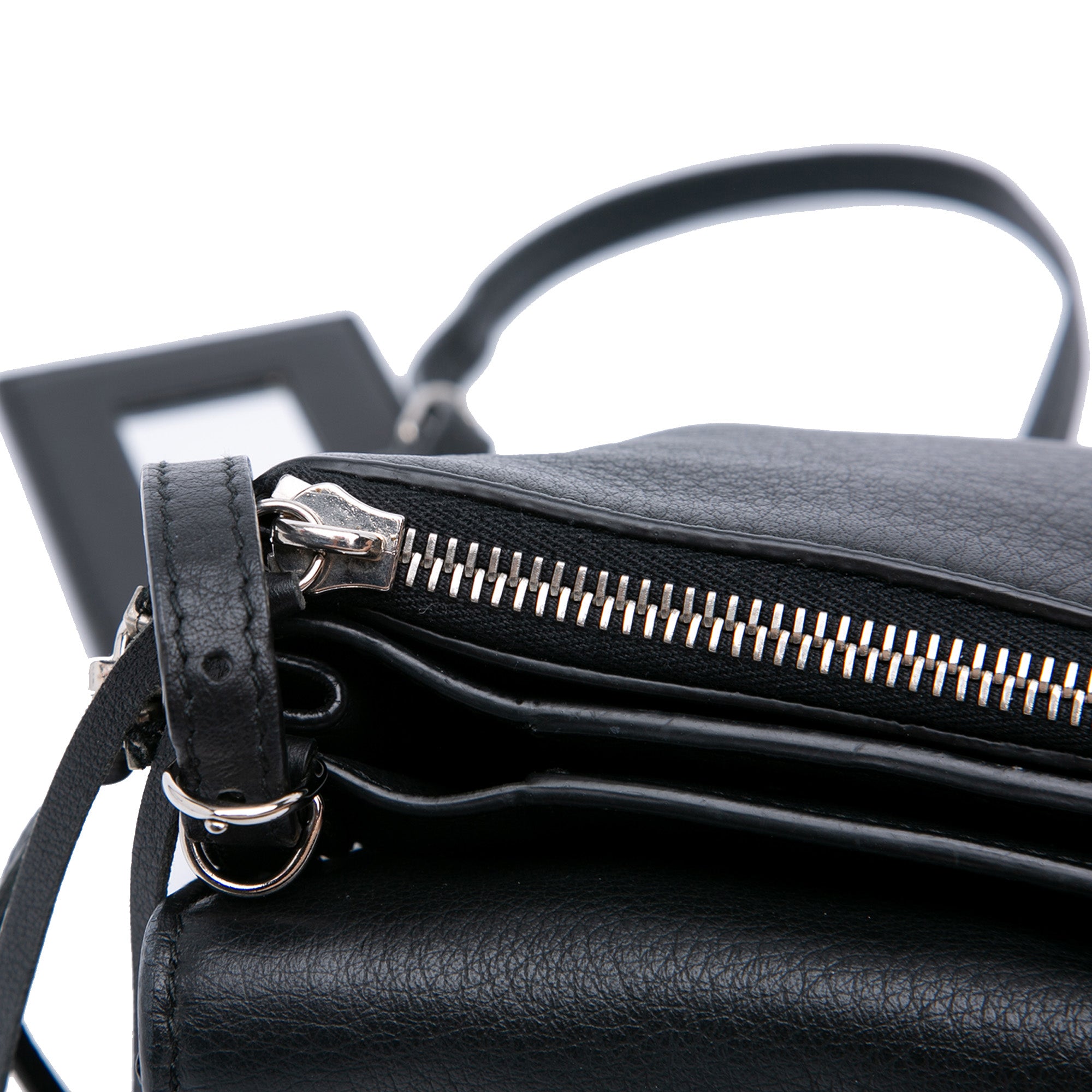 XS Leather Papier Triple Zip Around Crossbody