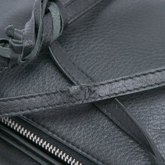 XS Leather Papier Triple Zip Around Crossbody