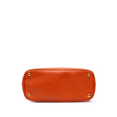 Small Saffiano Lux Galleria Double Zip