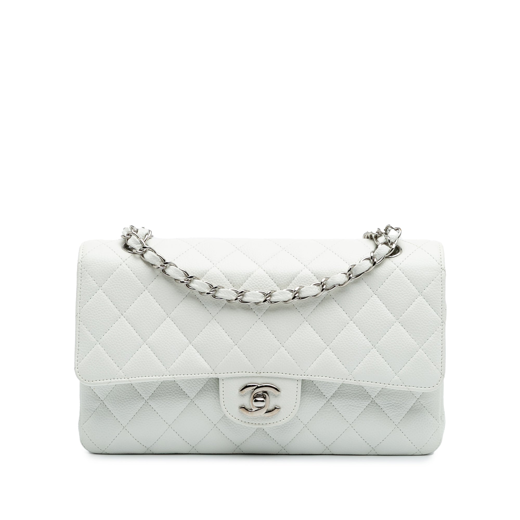 Medium Classic Caviar Lined Double Flap