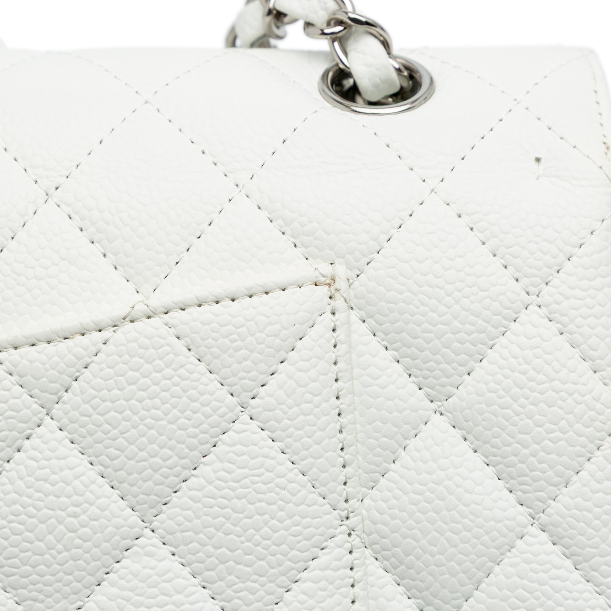 Medium Classic Caviar Lined Double Flap
