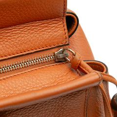 Leather Lady Tassel Top Handle Bag