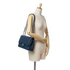 Jumbo Classic Caviar Double Flap