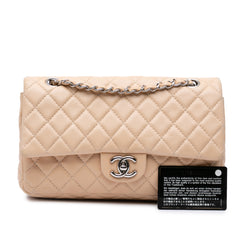 Medium Classic Lambskin Double Flap