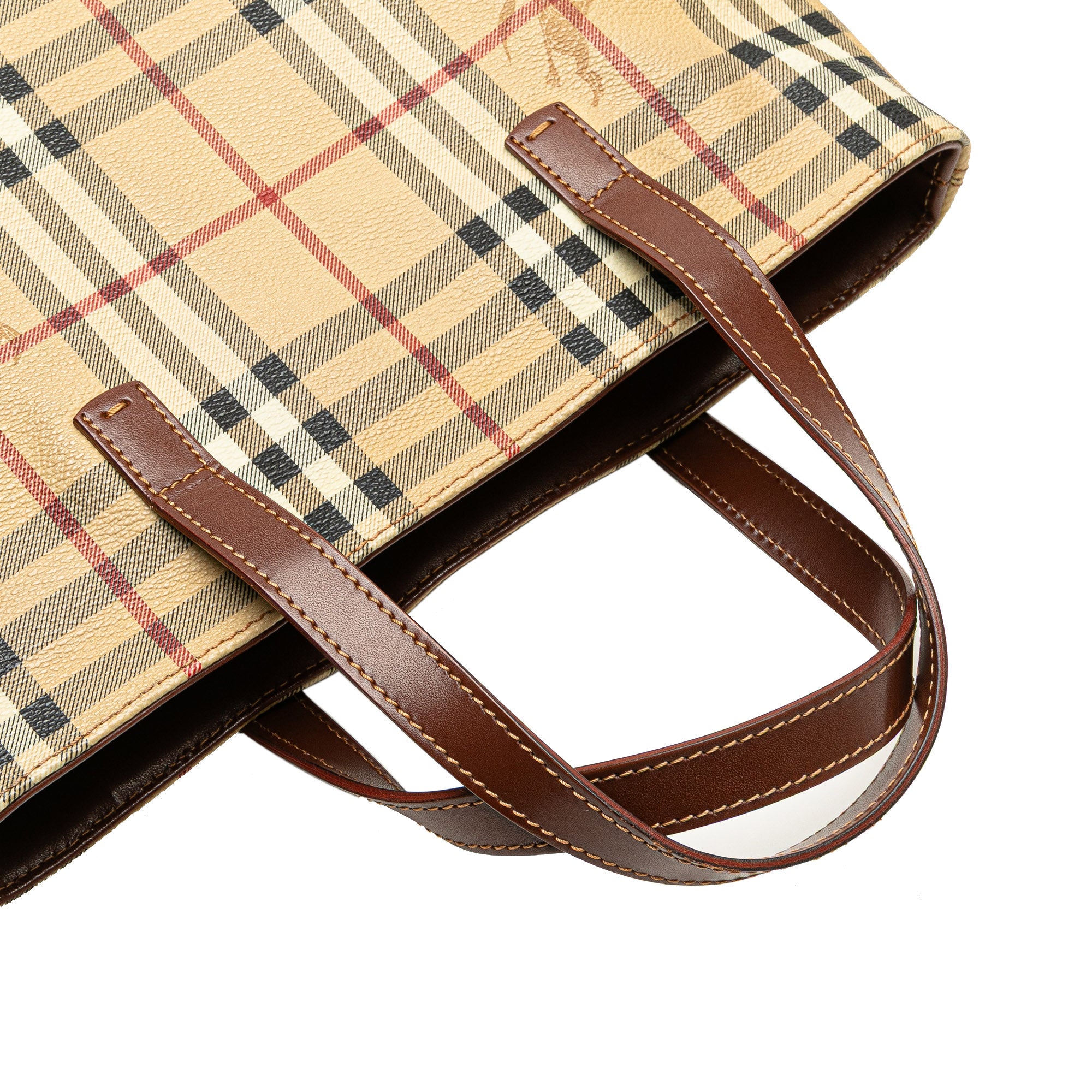 Haymarket Check Coated Canvas Tote
