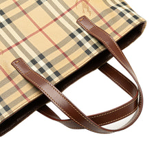 Haymarket Check Coated Canvas Tote