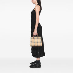 Haymarket Check Coated Canvas Tote
