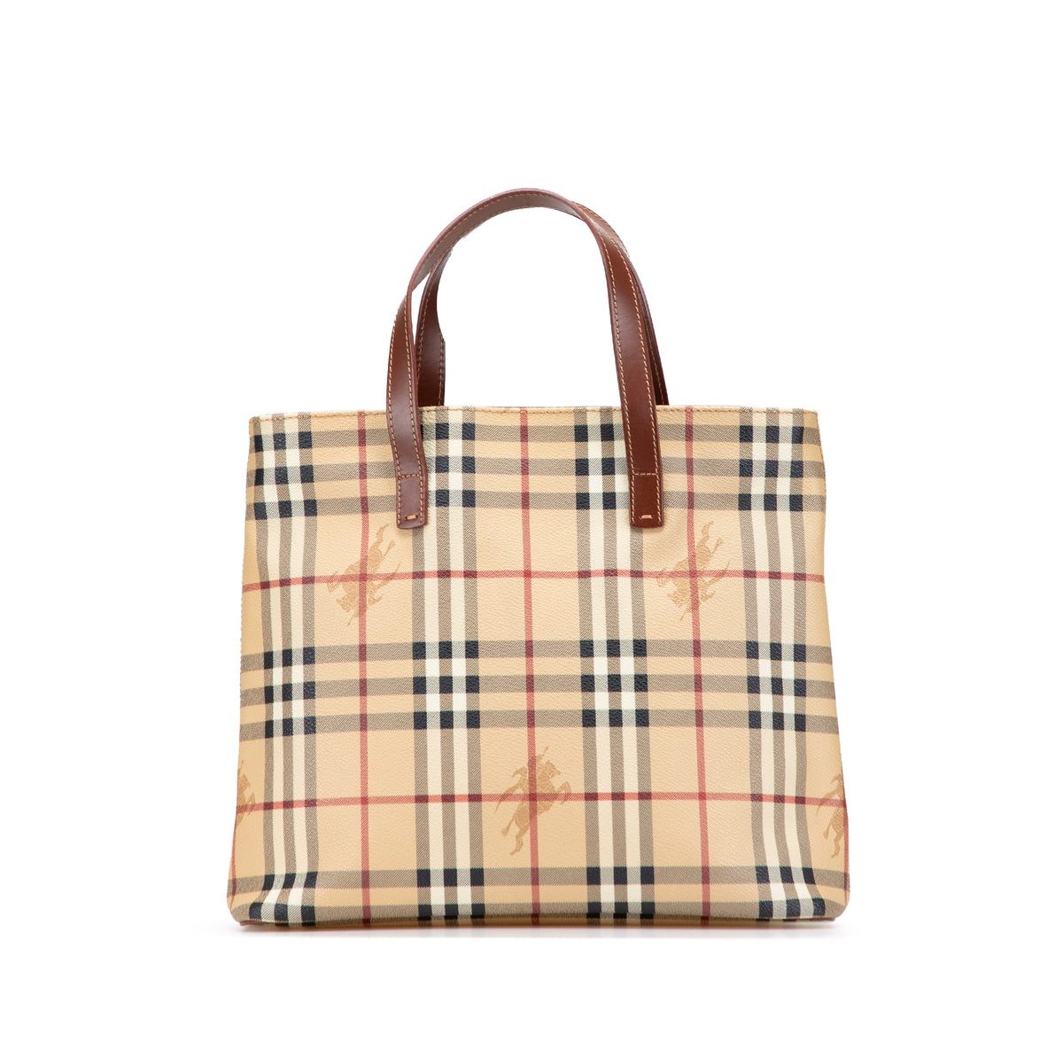 Haymarket Check Coated Canvas Tote