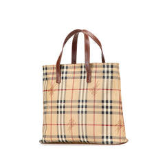 Haymarket Check Coated Canvas Tote