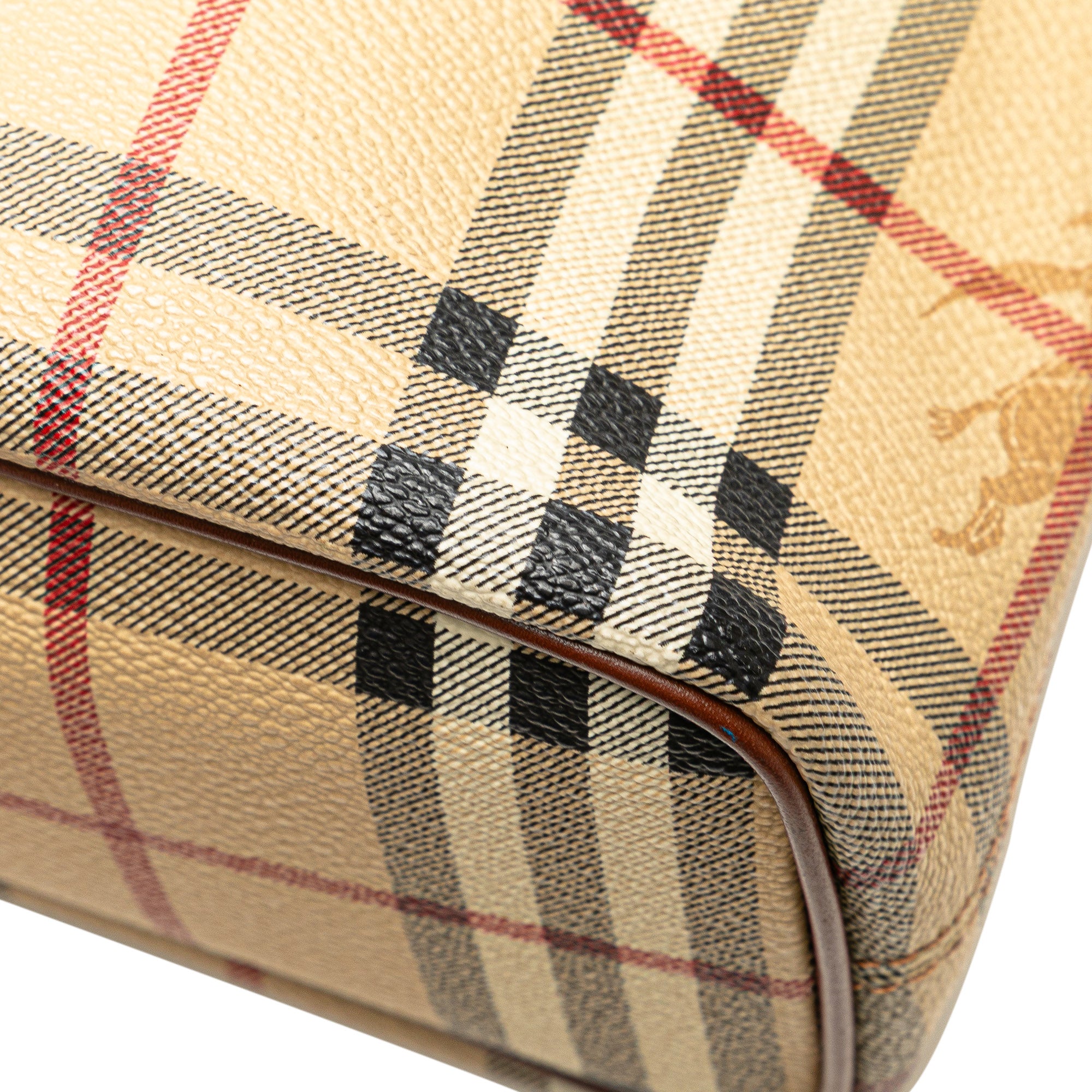 Haymarket Check Coated Canvas Tote