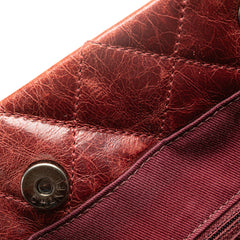 Quilted Aged Calfskin East West Tote