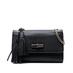 Medium Leather Miss Bamboo Crossbody