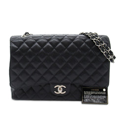 Maxi Classic Caviar Double Flap