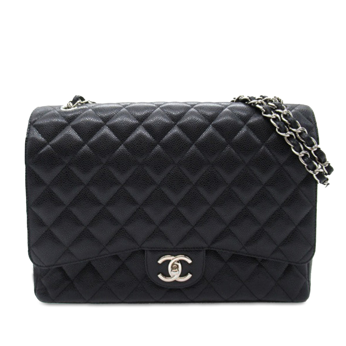 Maxi Classic Caviar Double Flap_0