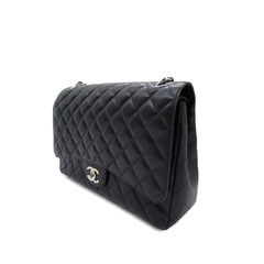 Maxi Classic Caviar Double Flap