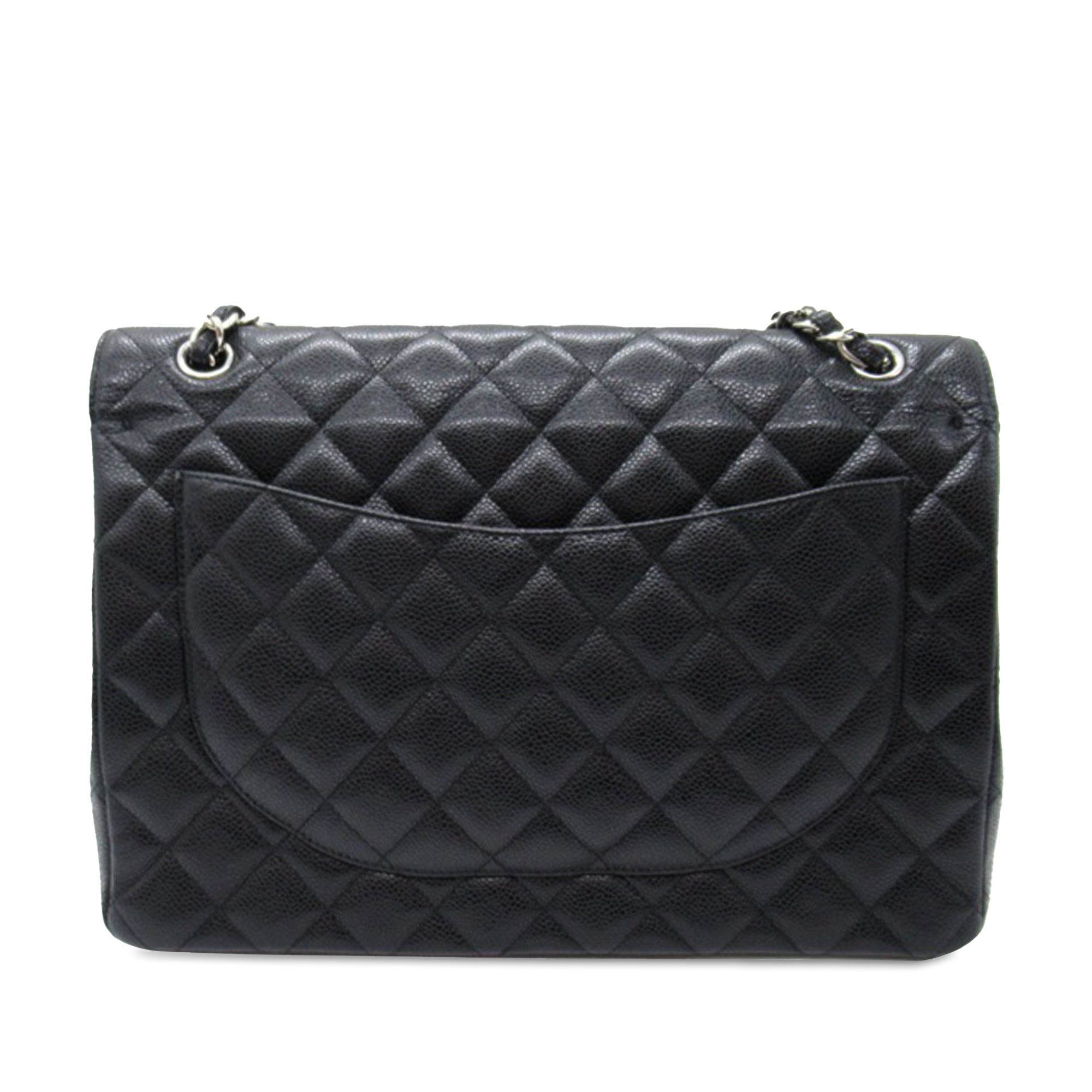 Maxi Classic Caviar Double Flap
