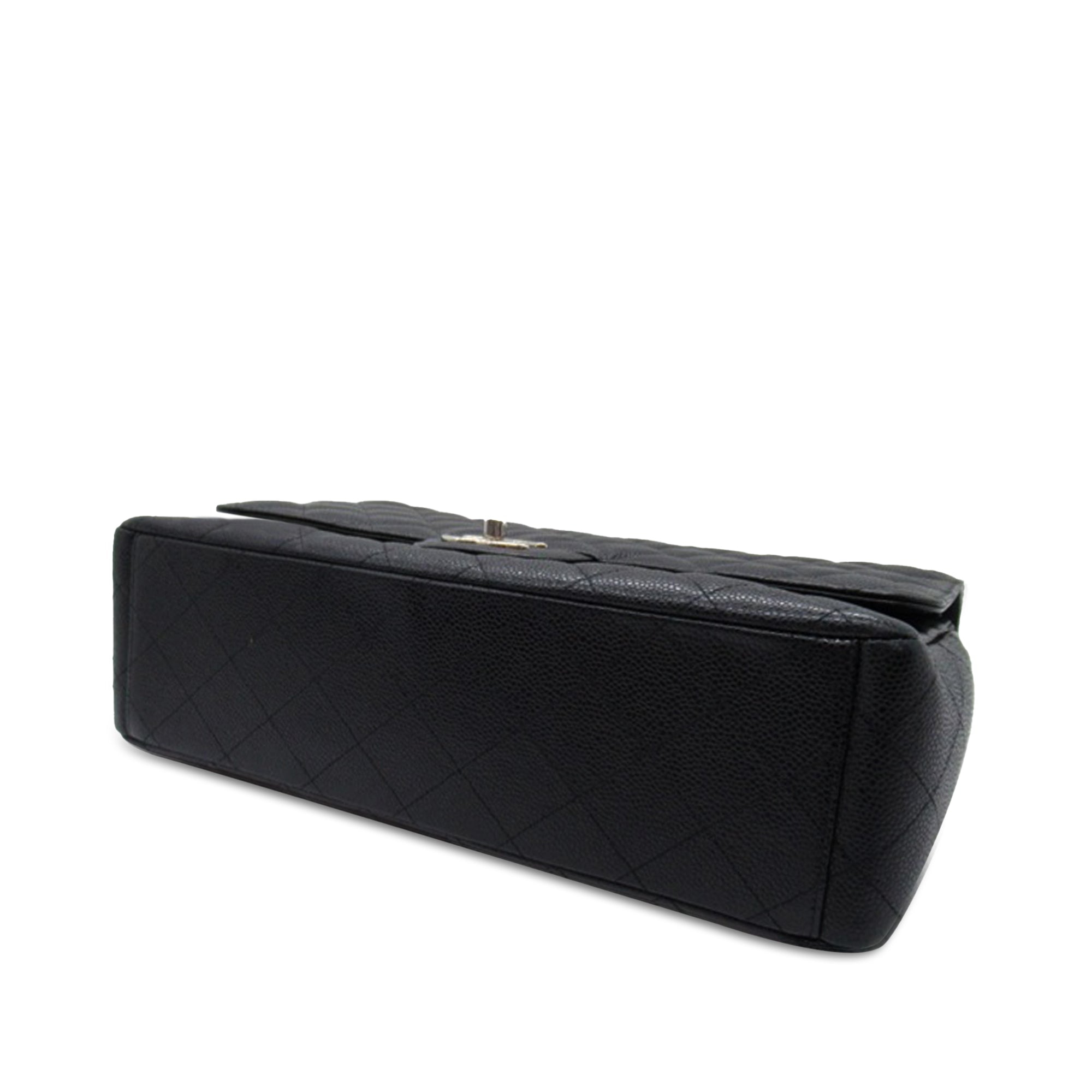 Maxi Classic Caviar Double Flap