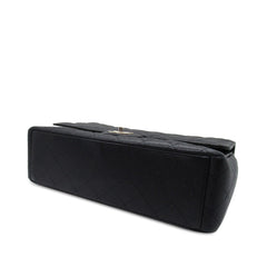 Maxi Classic Caviar Double Flap