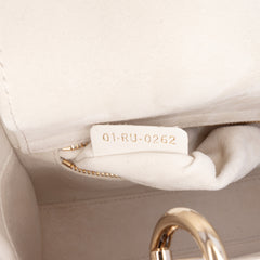 Small Lambskin Cannage Lucky Star Studded Lady Dior