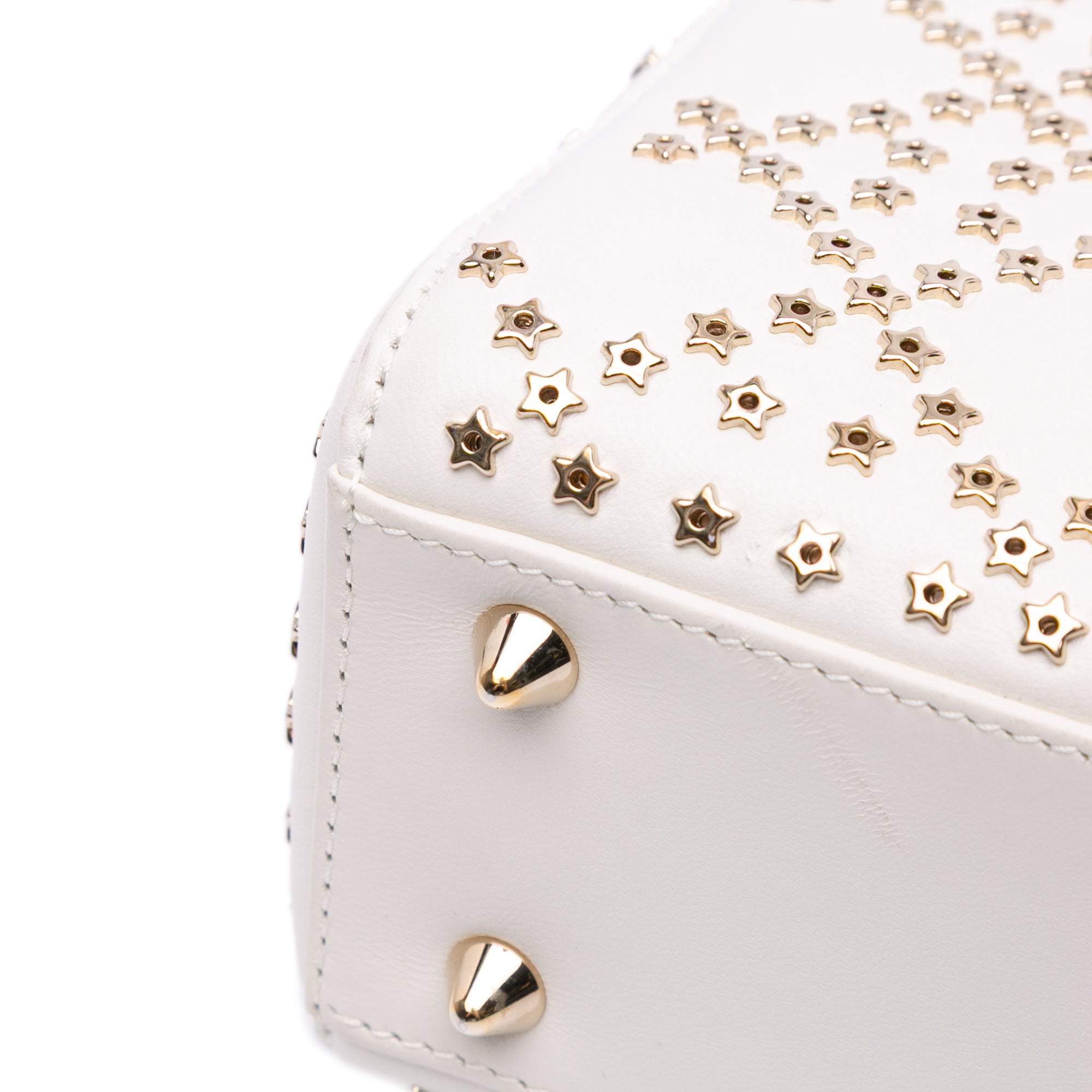 Small Lambskin Cannage Lucky Star Studded Lady Dior