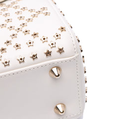 Small Lambskin Cannage Lucky Star Studded Lady Dior