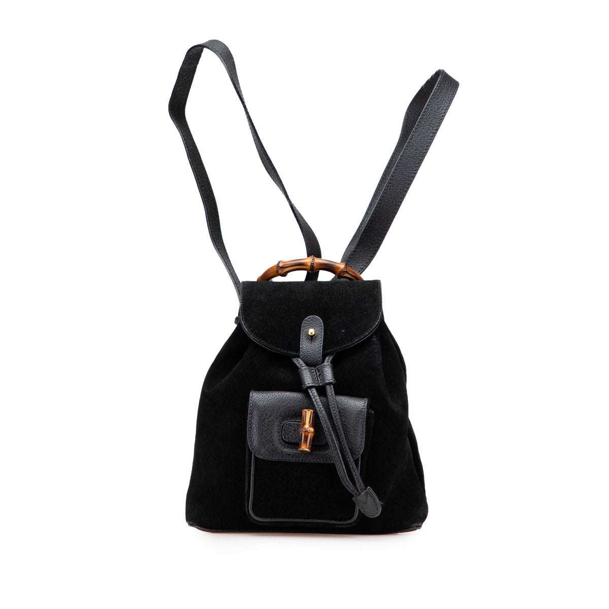 Suede Bamboo Backpack