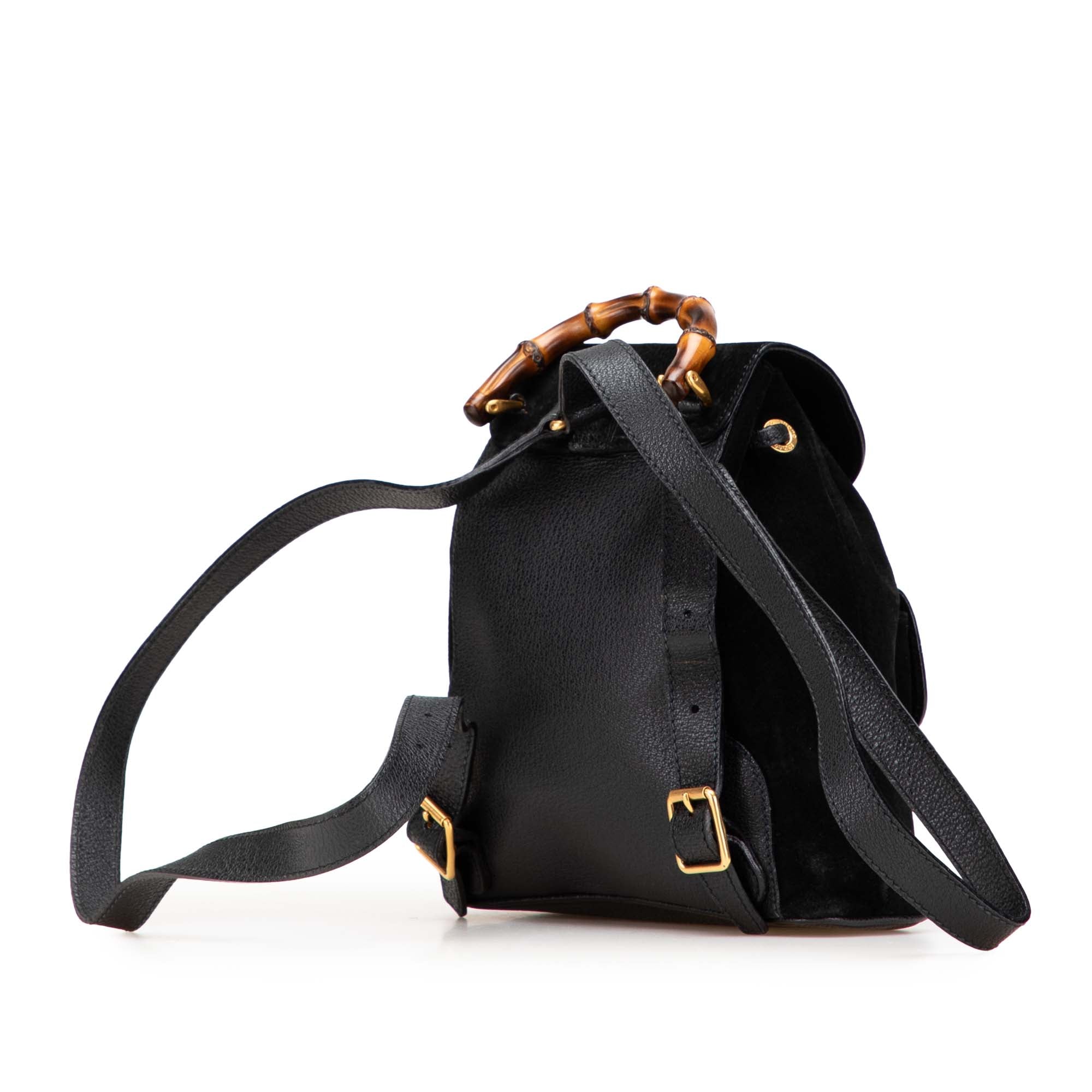 Suede Bamboo Backpack
