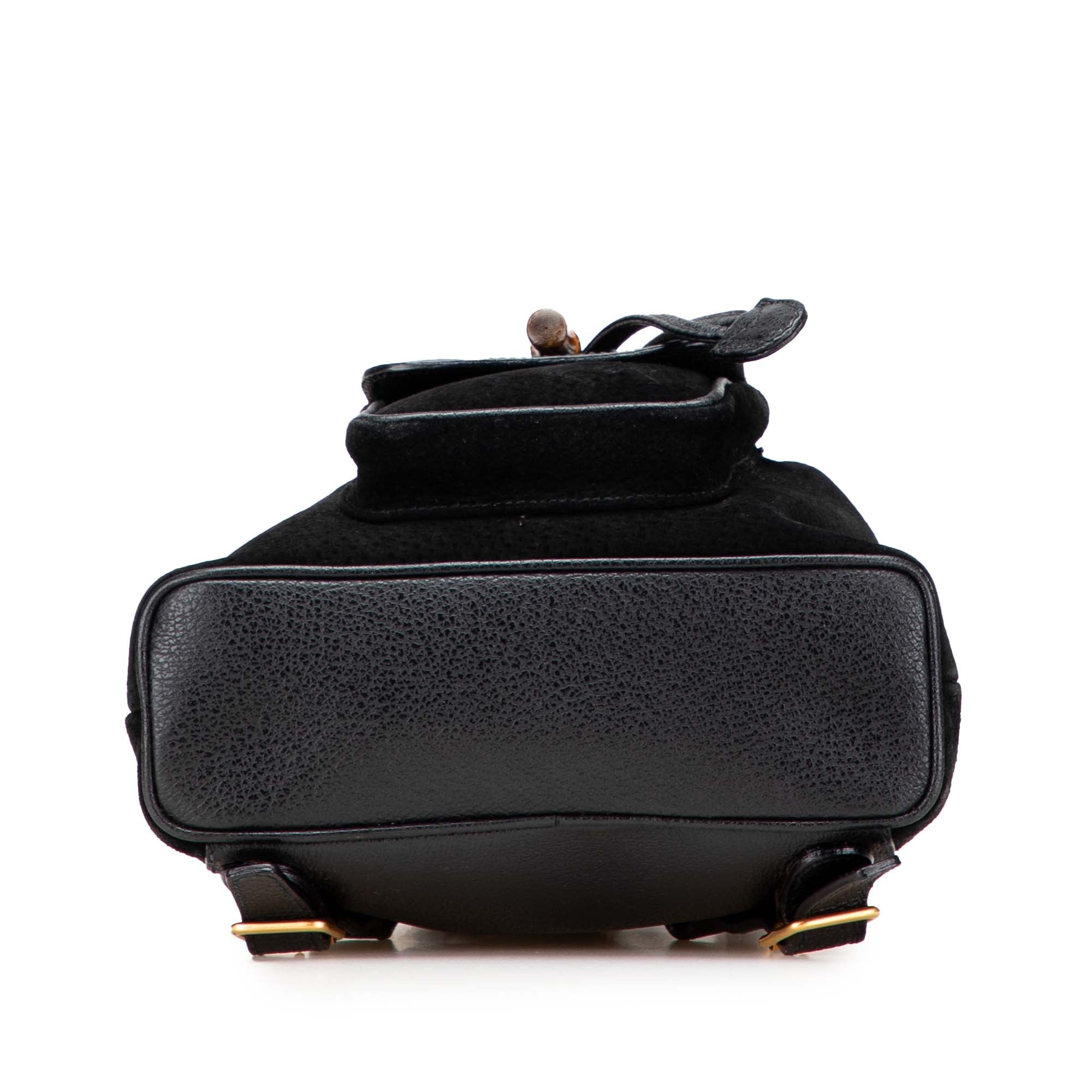 Suede Bamboo Backpack