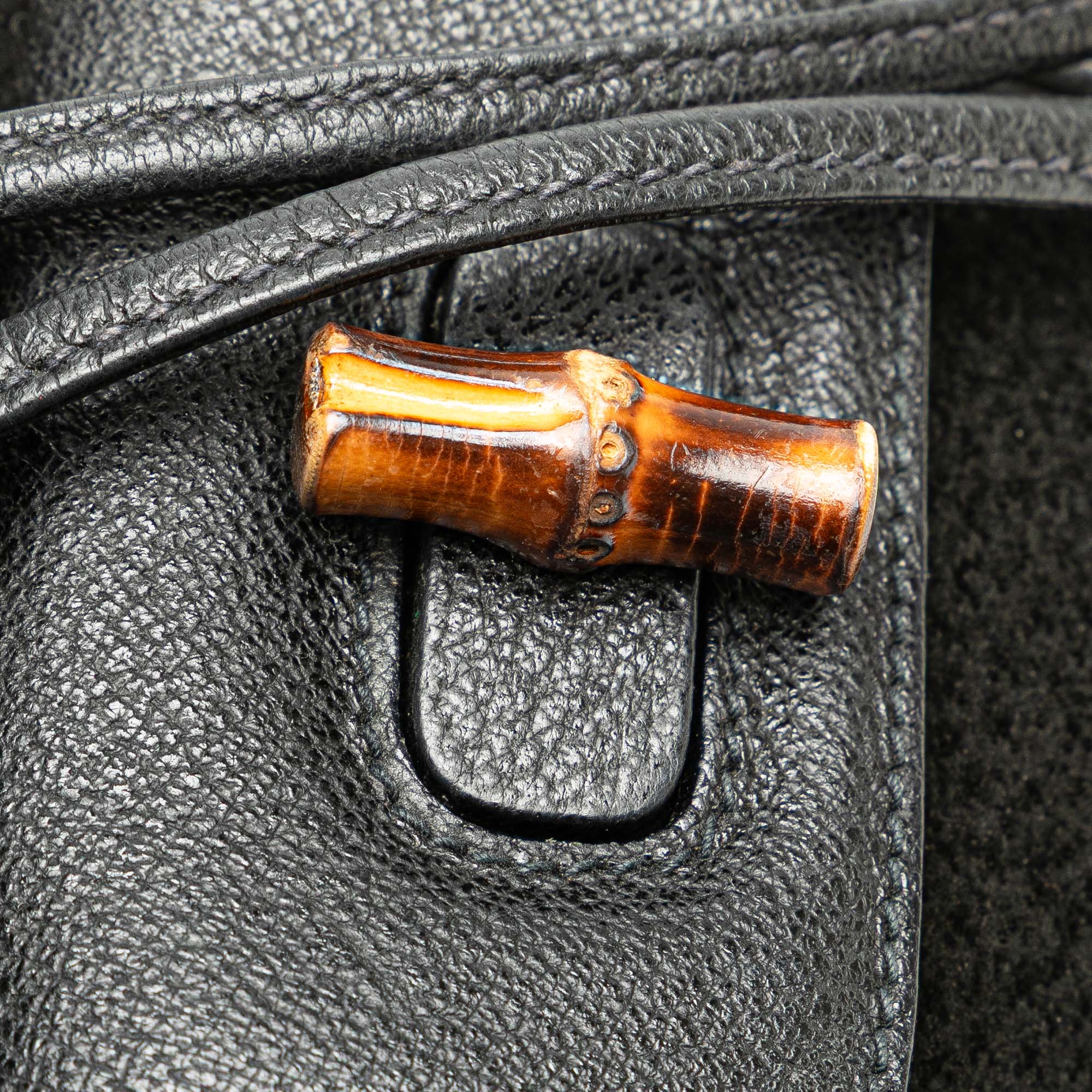 Suede Bamboo Backpack