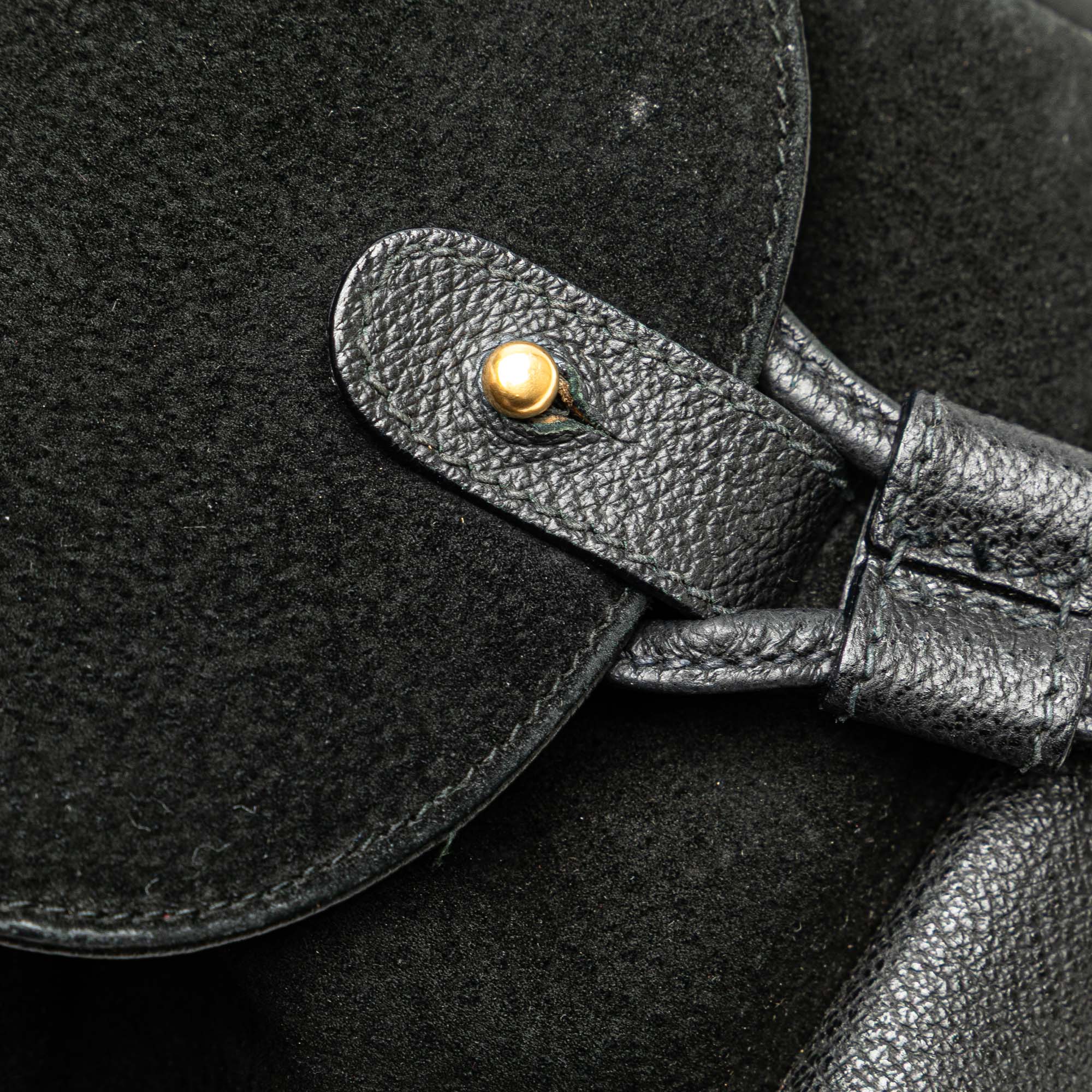 Suede Bamboo Backpack