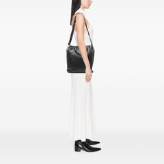 Nappa Intrecciato Vertical Convertible Satchel