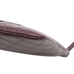 CC Quilted Lambskin Double Zip Clutch