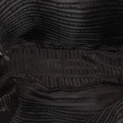 Leather and Tessuto Shoulder Bag