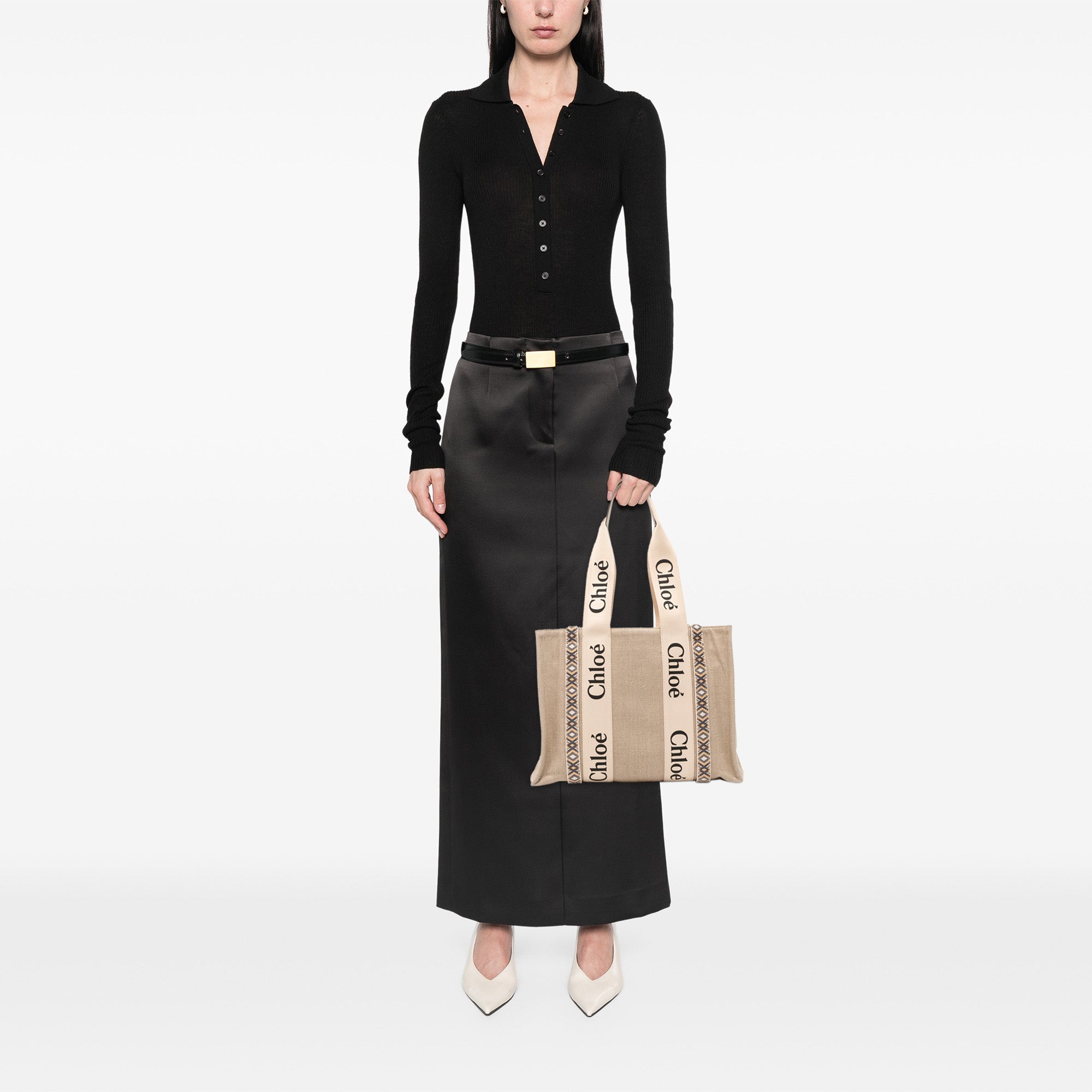 Medium Canvas Woody Tote