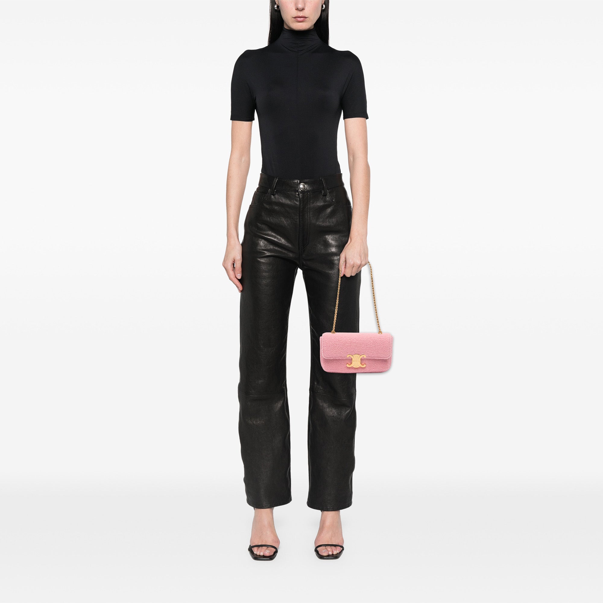 Tweed Claude Chain Shoulder Bag