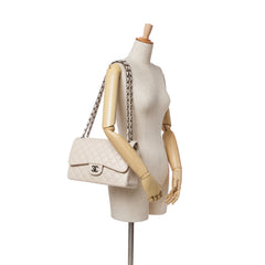 Jumbo Classic Lambskin Double Flap