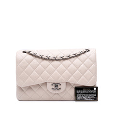 Jumbo Classic Lambskin Double Flap