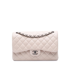 Jumbo Classic Lambskin Double Flap