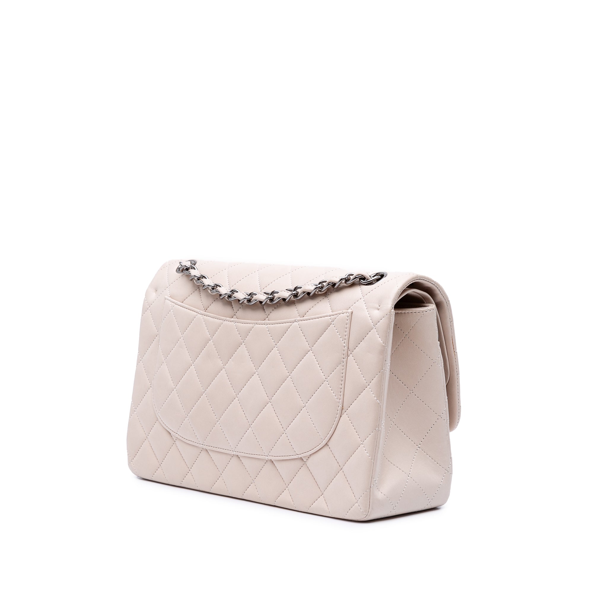Jumbo Classic Lambskin Double Flap