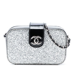 Glitter Patent Evening On The Moon Camera Case
